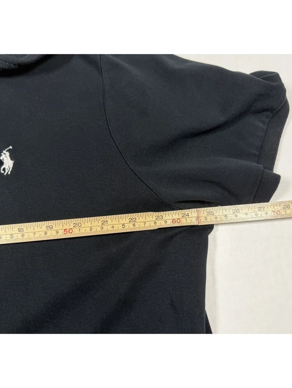 Polo Ralph Lauren Men's Black Solid Cotton Polo Shirt 2XL Classic Fit Golf